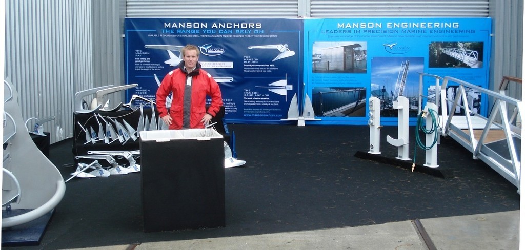 Ned Wood, Manson Anchors - at the Auckland International Boat Show © Colin Preston